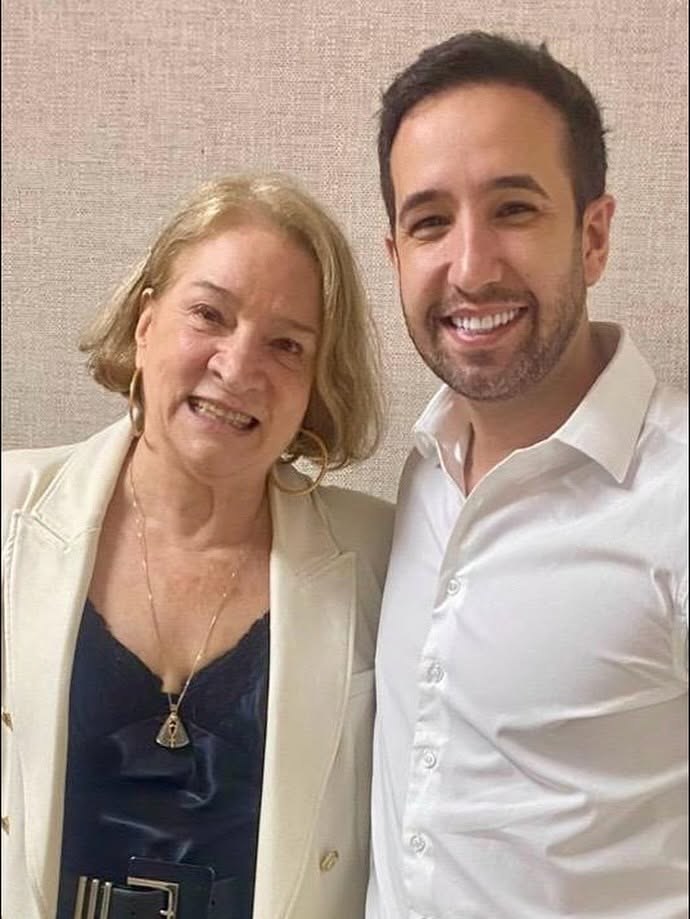 Lair Moura com o Deputado Tenente Coimbra